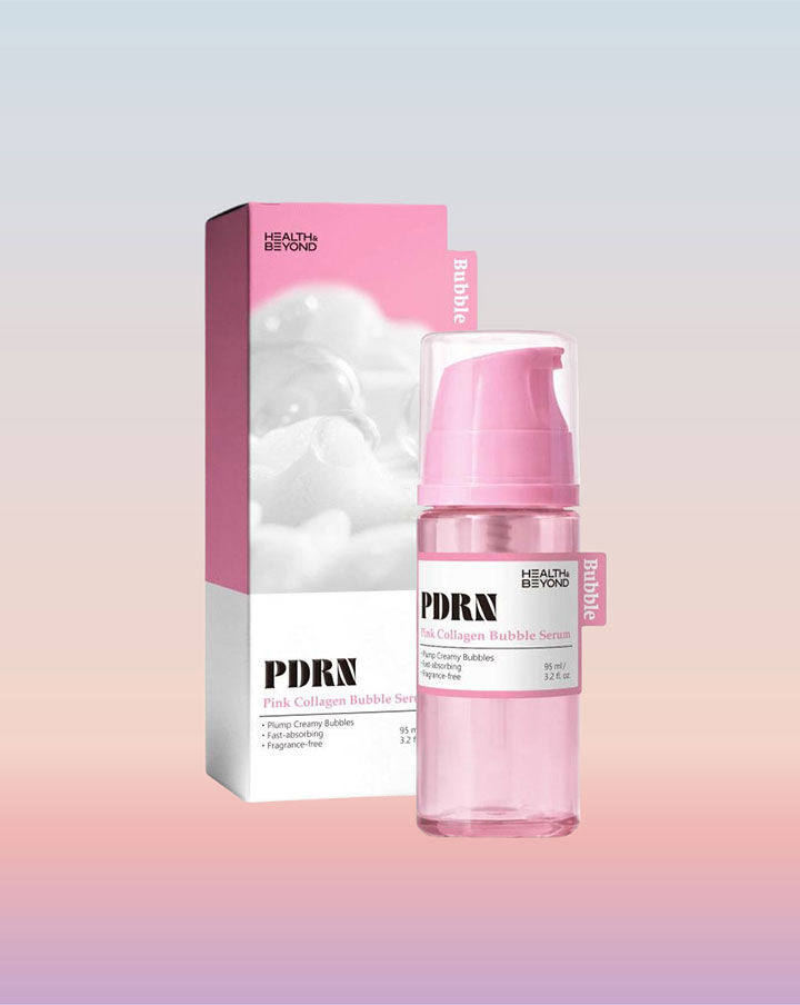 เซรั่มคอลลาเจนสีชมพู PDRN แบบฟองฟู่ PDRN Pink Collagen Bubble Serum