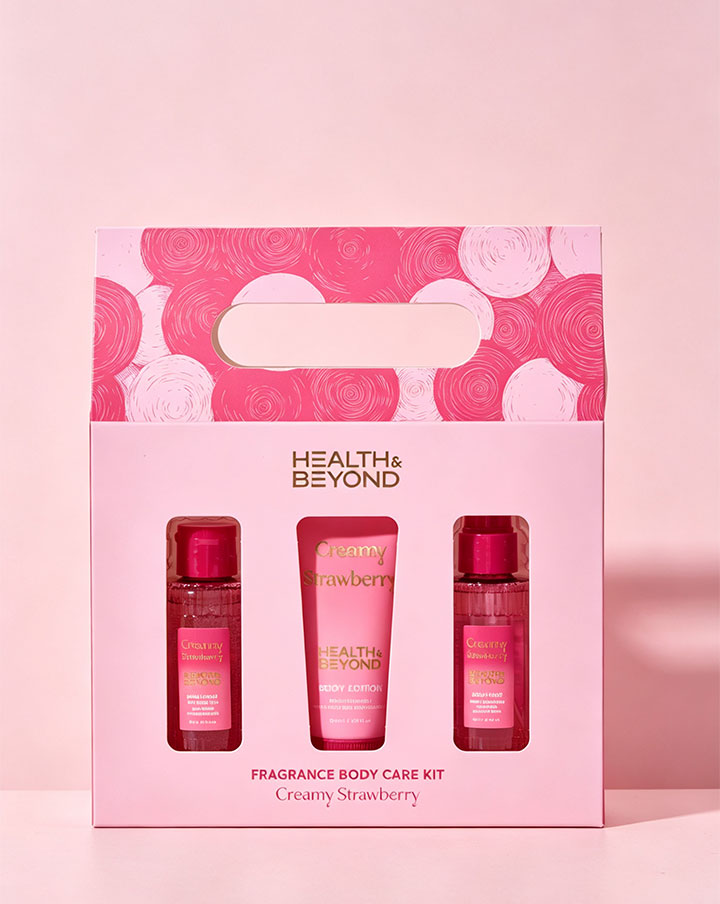 ชุดผลิตภัณฑ์ดูแลผิวกายสำหรับพกพา body care travel set