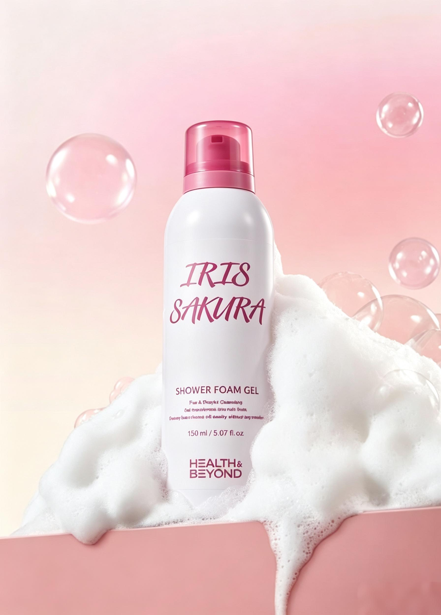 ฉลากส่วนตัวของสเปรย์โฟมอาบน้ำ aerosol shower foam pivate label