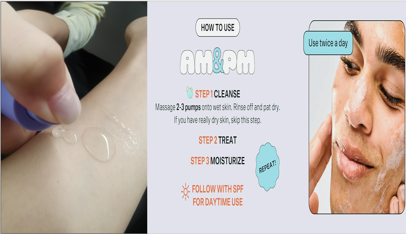 เจลล้างหน้า 100มล. gel cleanser 100ml