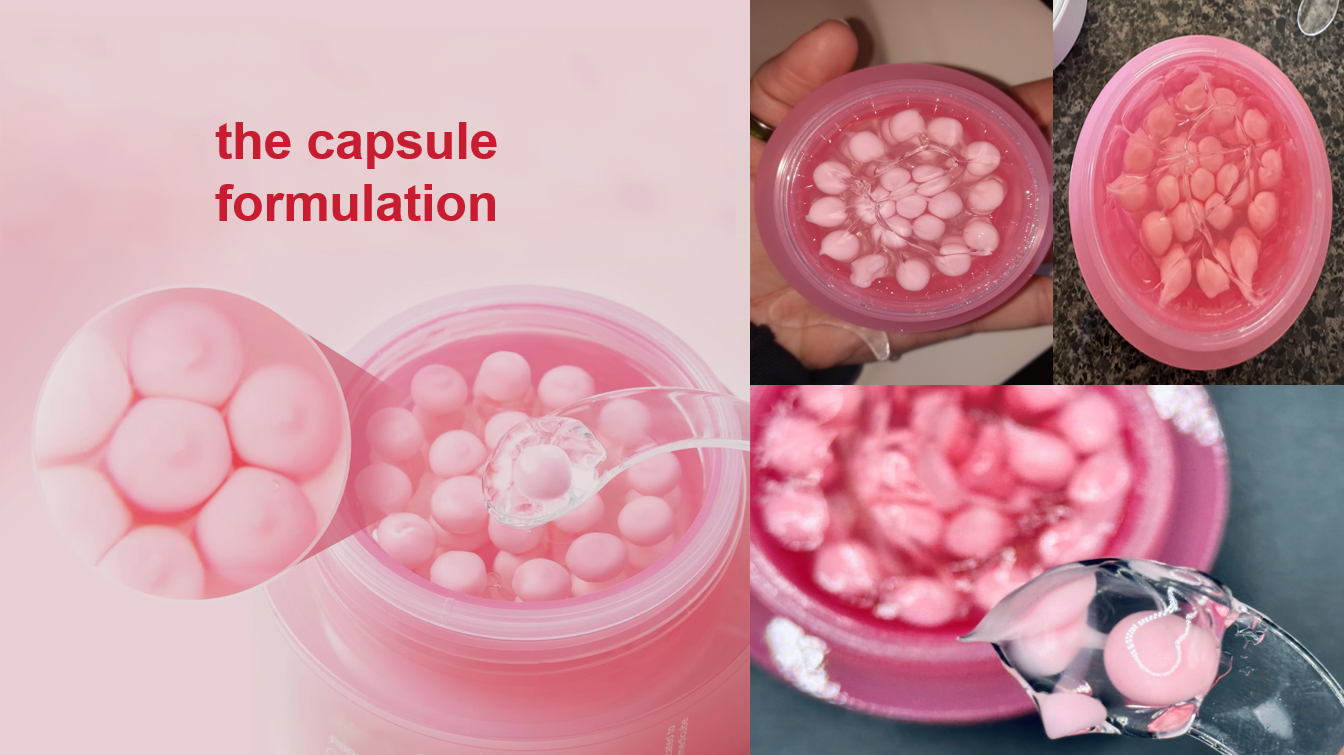 Cherry capsule face cream ODM