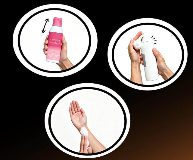 วิธีใช้โลชั่นบำรุงผิวแบบมูส how to use body lotion mousse